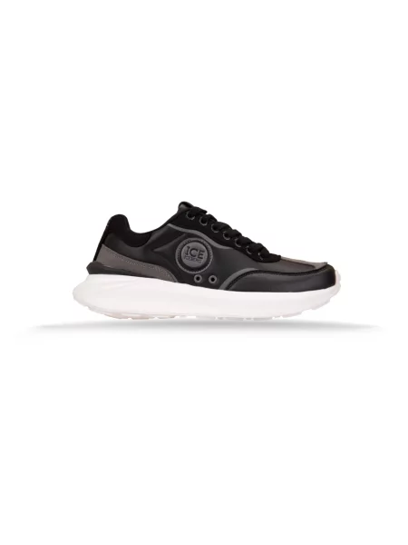 Sneakersy Iceberg skórzane czarne