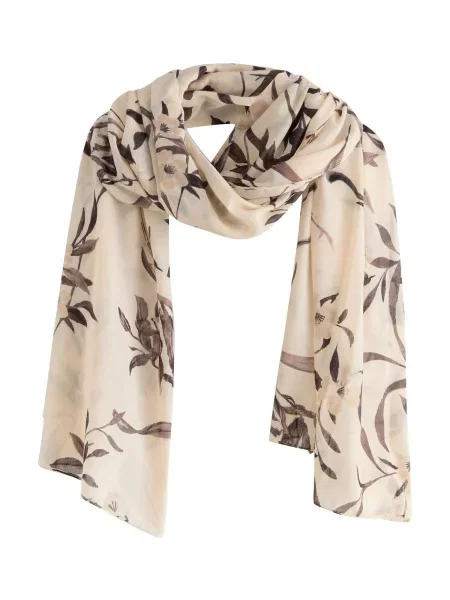 Next Šal pijesak / antracit siva crna