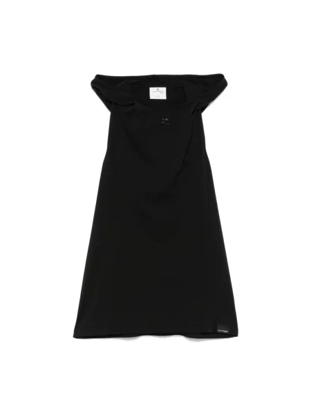 Top Courreges z kapturem czarny