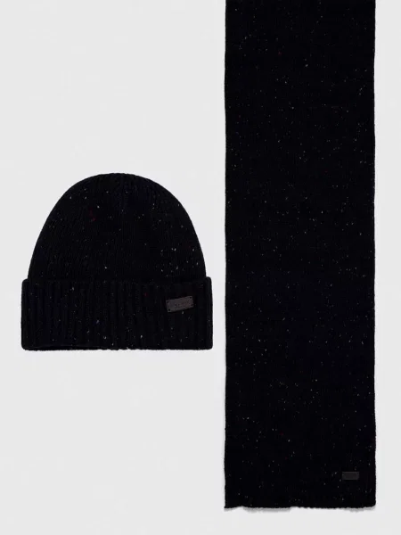 Căciulă Barbour de lână albastru