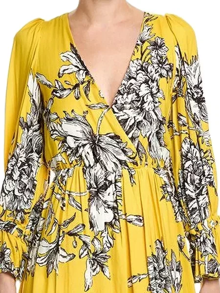 Rochie mini Alice + Olivia galben
