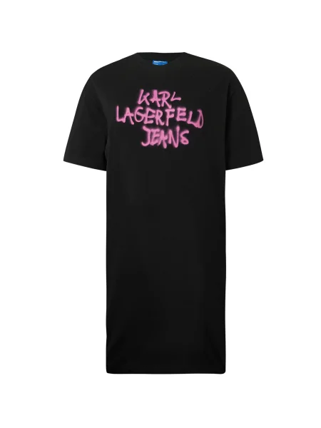 KARL LAGERFELD JEANS Rochie fucsia negru