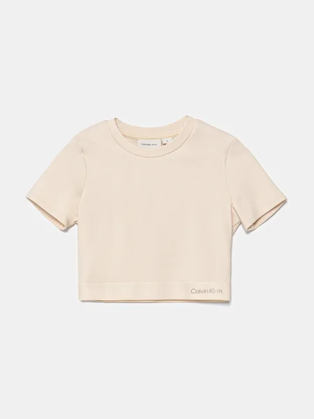 Calvin Klein Jeans Majica kratkih rukava bež