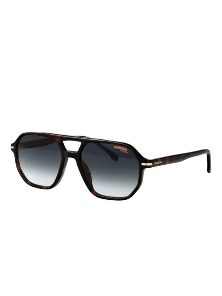 Ochelari de soare Carrera cu imprimeu geometric maro
