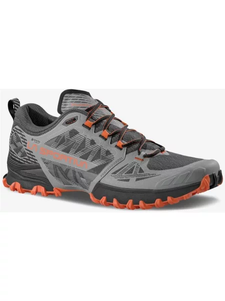 Buty do biegania La Sportiva Bushido III GORE-TEX szary pomarańczowy 39 czarny