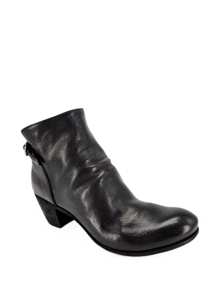 Cizme scurte Officine Creative din piele negru