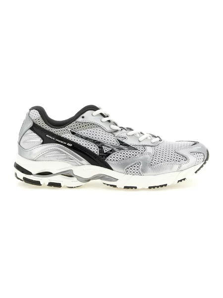 Sneakersy Mizuno skórzane szare