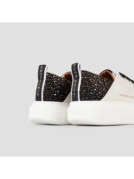 Pantofi Alexander Smith alb
