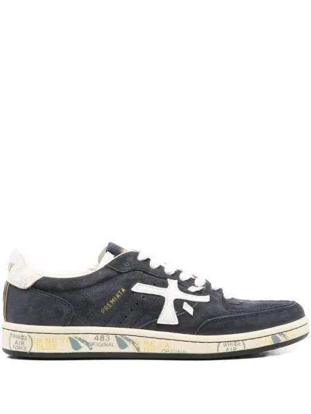 Sneakerși Premiata din piele de căprioară negru