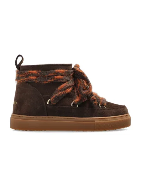Inuikii Suede Knot śniegowce zamszowe brązowe