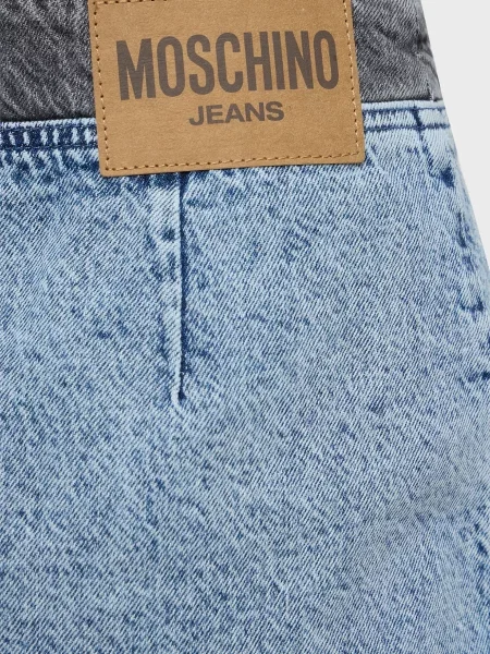 Джинсова спідниця Moschino блакитна