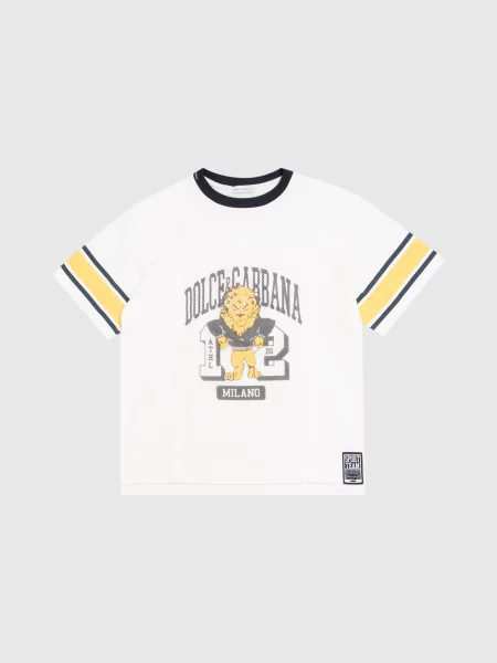 Детская футболка Dolce&gabbana белая