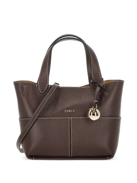 Geantă shopper Furla maro