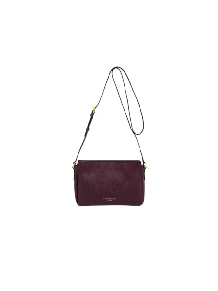 Torebka crossbody Gianni Chiarini skórzana czerwona