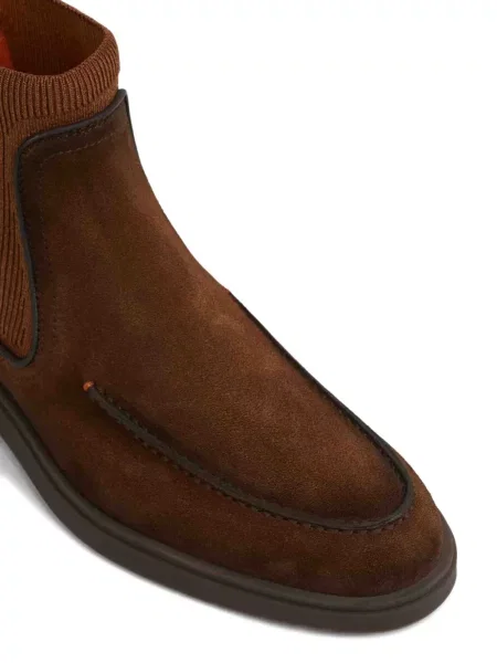 Δερμάτινα μποτάκια Santoni καφέ