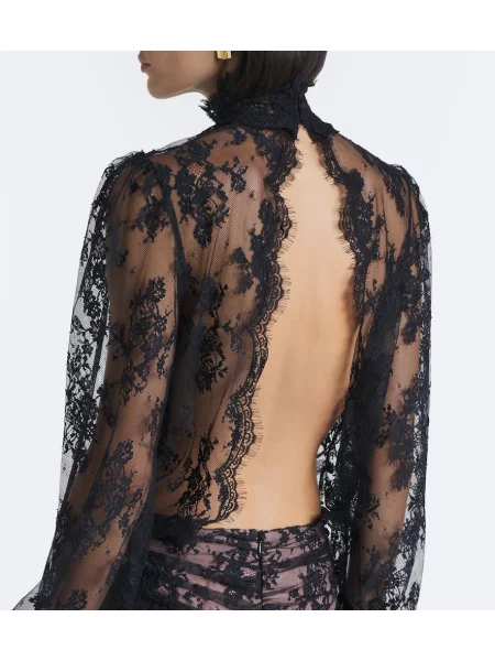 Rochie Retrofete din dantelă negru