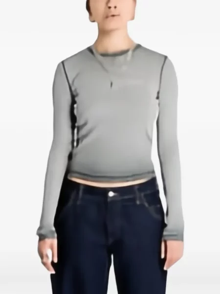 Stras lung top Guess gri