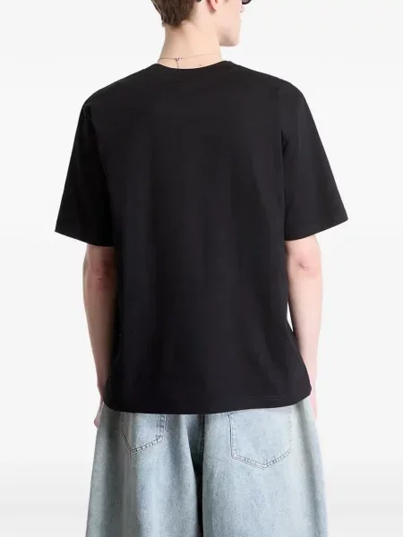 Tricou Wasted cu imagine cu model piele de șarpe negru