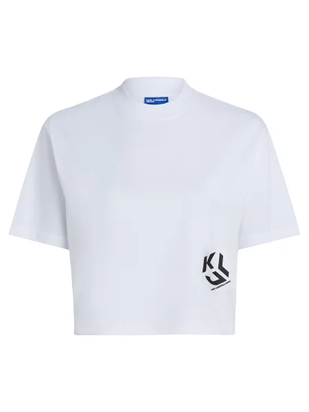 KARL LAGERFELD JEANS Tričko čierna biela