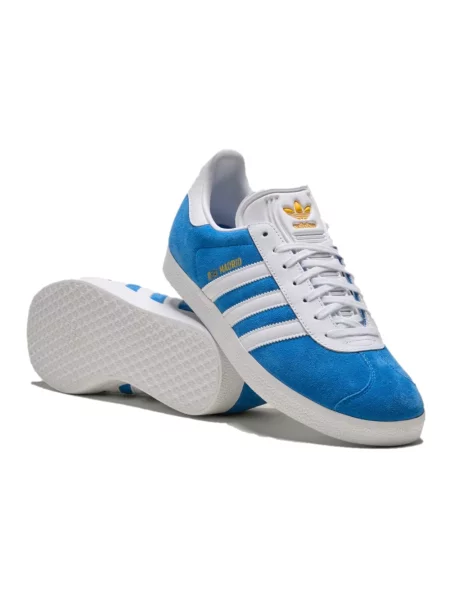 Sneakersy Adidas Originals zamszowe niebieskie