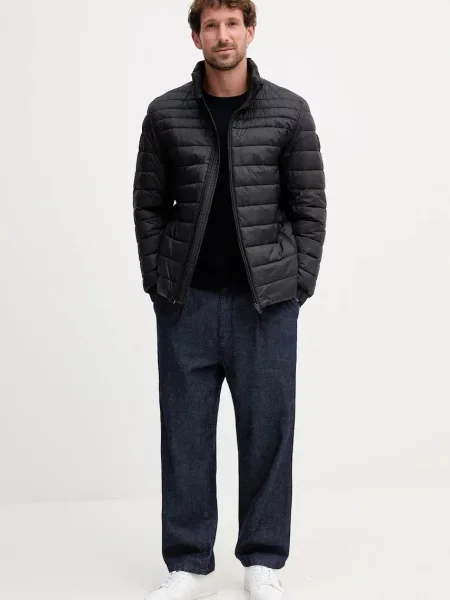 BOSS Orange jachetă pentru bărbați negru