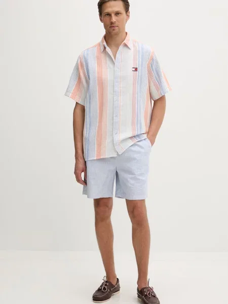 Tommy Jeans srajca oranžna