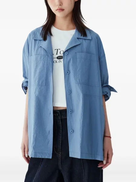 Cămașă Studio Tomboy cu dungi albastru