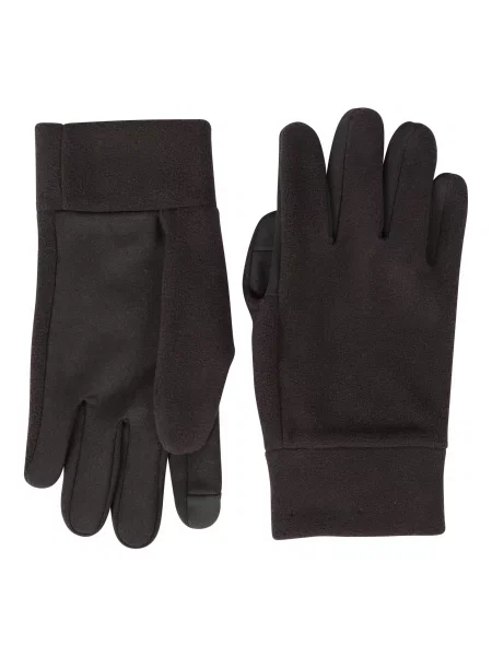 Rękawiczki polarowe do ekranów dotykowych Black