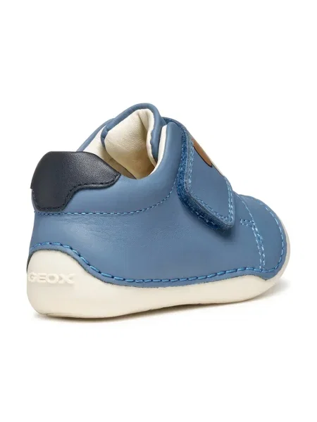 Bőr sneaker Geox kék