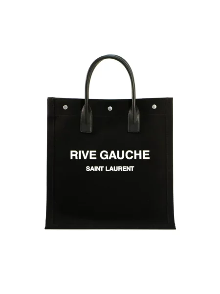 Shopperka Saint Laurent z logo czarna