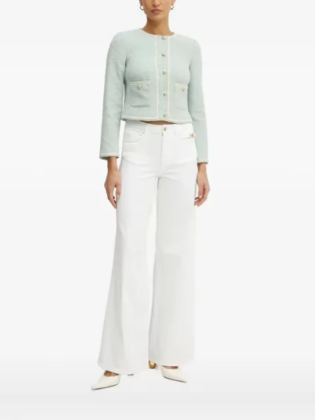 Geacă Luisa Spagnoli din tweed verde