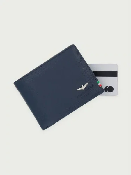 Кожаный кошелек Aeronautica Militare