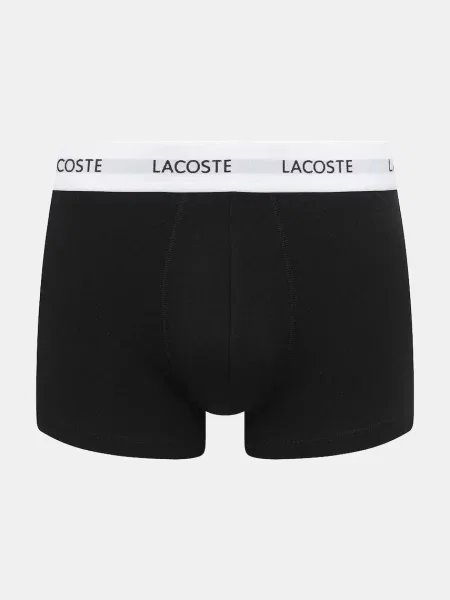 Pánske boxerky Lacoste 3 páry black čierna