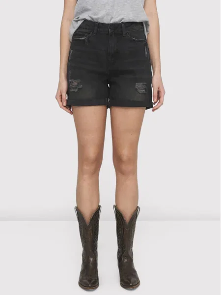 Noisy may Jeans Smiley denim negru