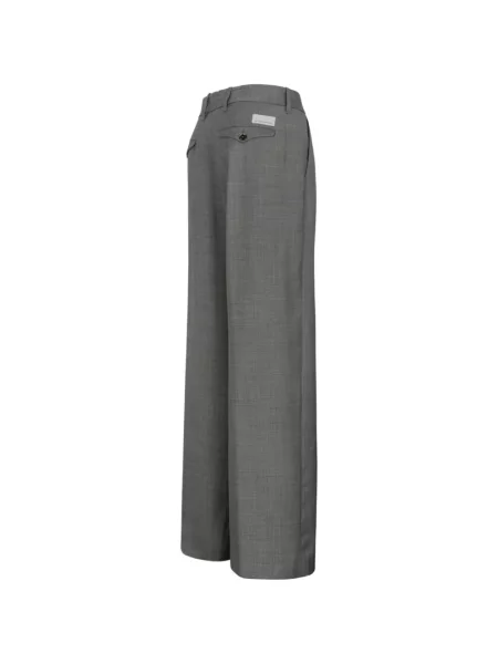 Pantaloni Nine In The Morning cu picior lat gri