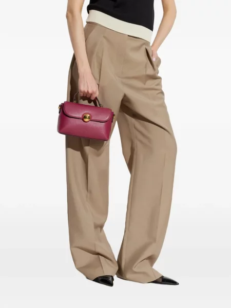 Geantă shopper Furla din piele roz