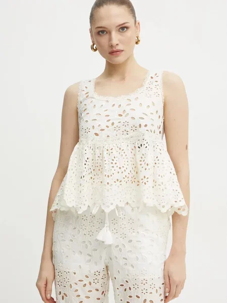 Bluză Ermanno Scervino alb