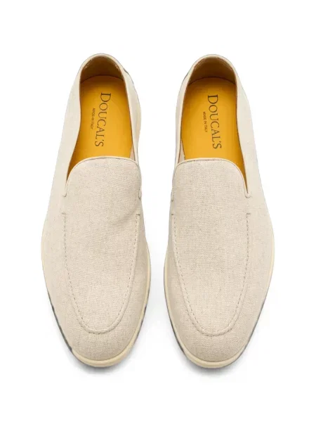 Chiloți Doucal's de in slip-on alb