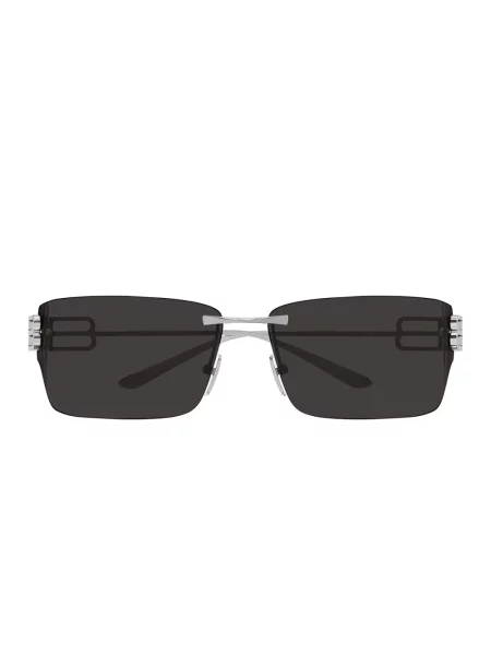 Lniane okulary przeciwsłoneczne Balenciaga szare