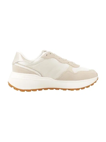 Dámske topánky Tommy Jeans Cleated Runner white clay biela