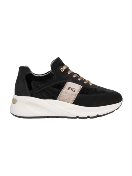 Sneakersy Nerogiardini skórzane czarne