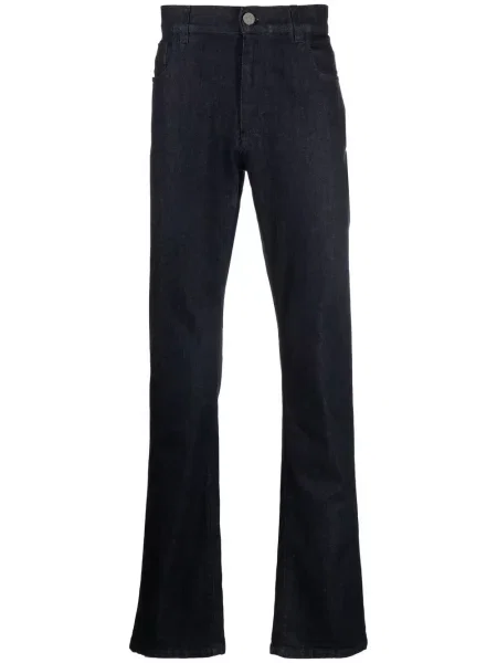 Blugi Billionaire cu broderie albastru