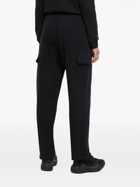 Spodnie Adidas w paski z autografem do biegania zielone