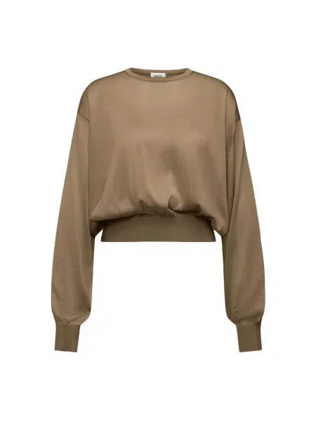 Lniana bluza Drykorn zielona
