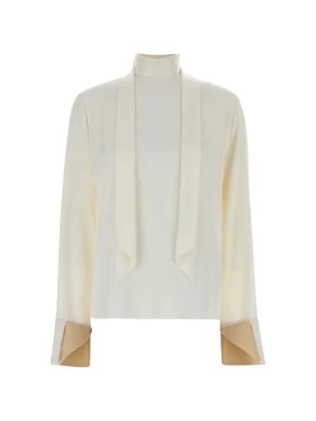 Bluză Stella Mccartney din satin cu legături