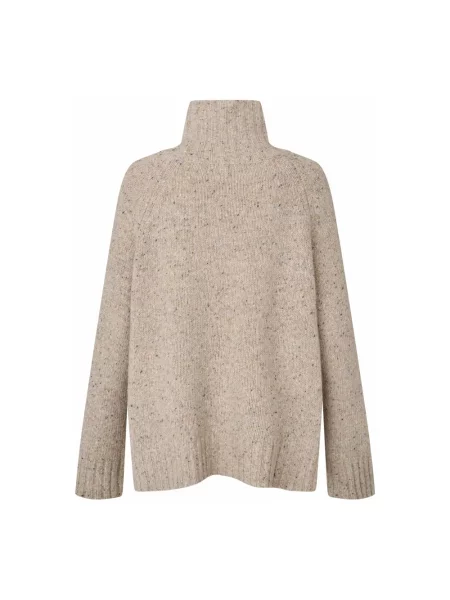Dzianinowy sweter Masai beżowy