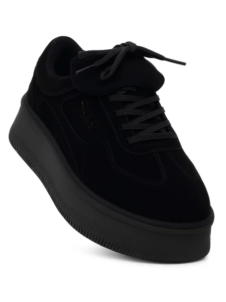 Cizme de zăpadă Solo Soprani Couture din piele negru