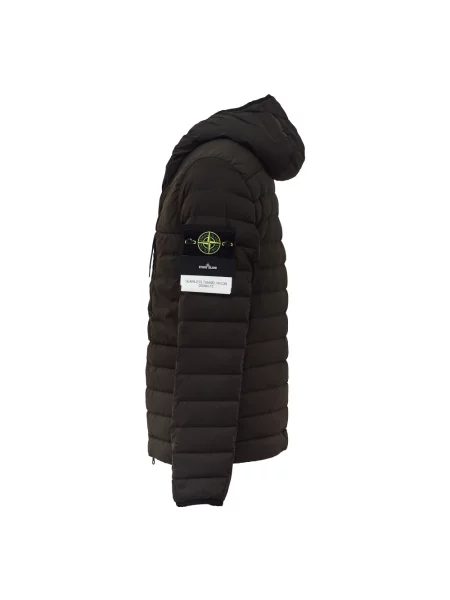 Kurtka puchowa Stone Island z kamieniami szara