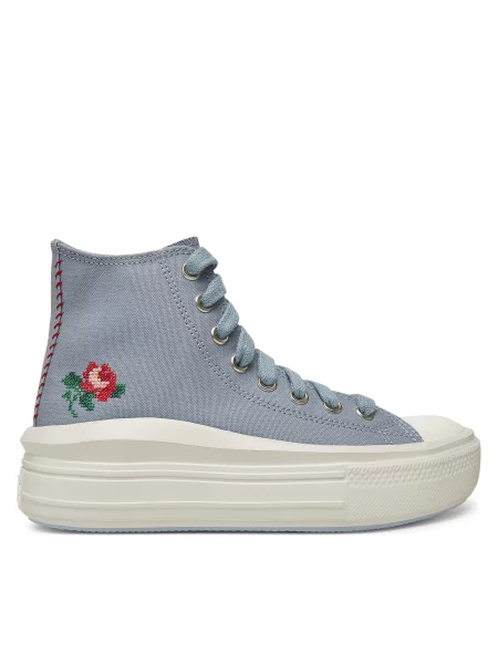 Кеди Converse Chuck Taylor All Star Move Platform Rose сірий