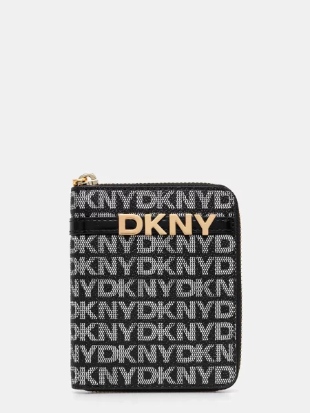 Dkny bőr pénztárca fekete